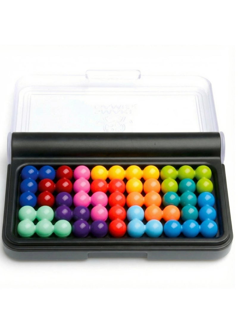 سمارت جيمز لعبة لغز الذكاء المحمول لتعزيز مهارات التفكير المنطقي وحل المشكلات، تتضمن 120 تحديًا ثنائي وثلاثي الأبعاد بمستويات صعوبة متدرجة من السهل إلى الخبير، مناسبة للأعمار من 6 سنوات فما فوق، لعبة سفر ممتعة في علبة محمولة - Image 2